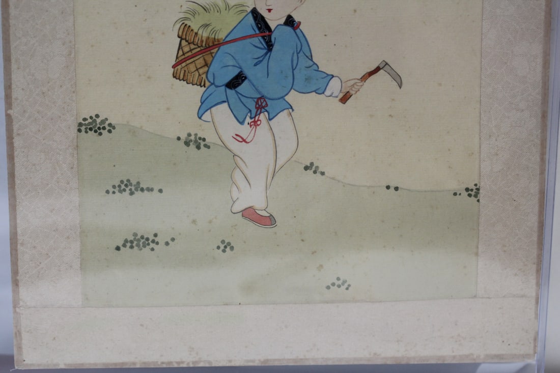 A Signed Chinese Pastel or Watercolor - 3