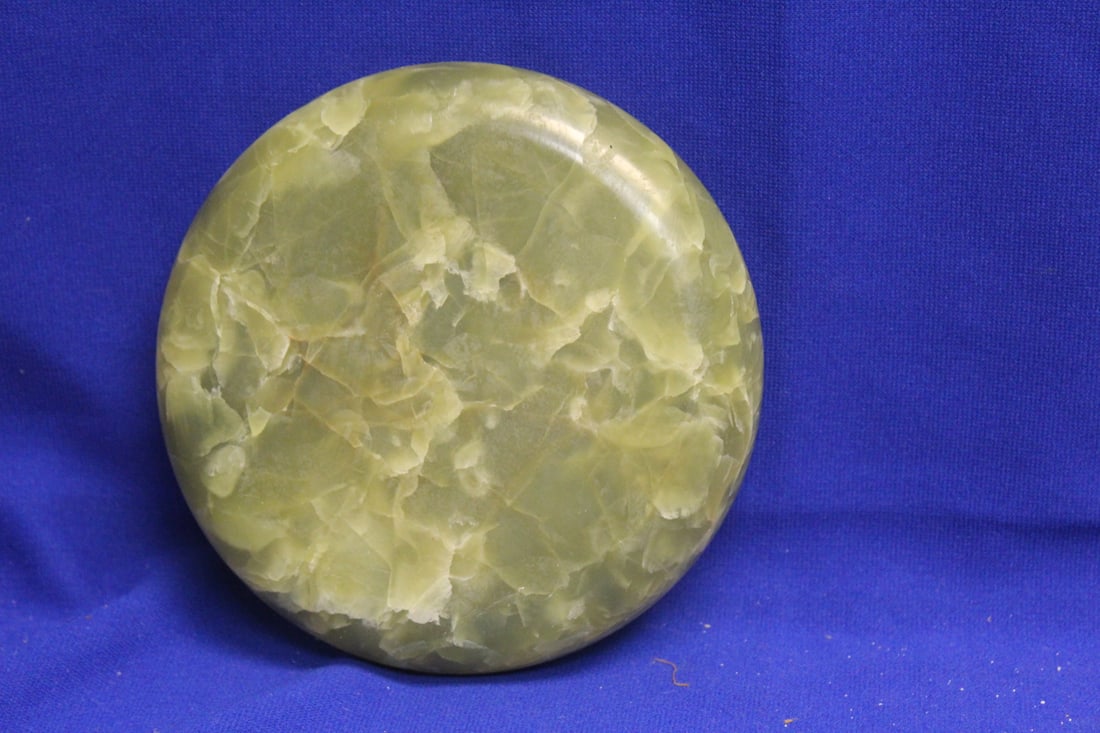 A Vintage Jade or Hardstone Tray - 2