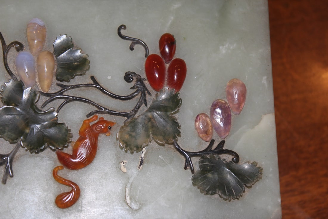 Antique Chinese Jade Box - 7
