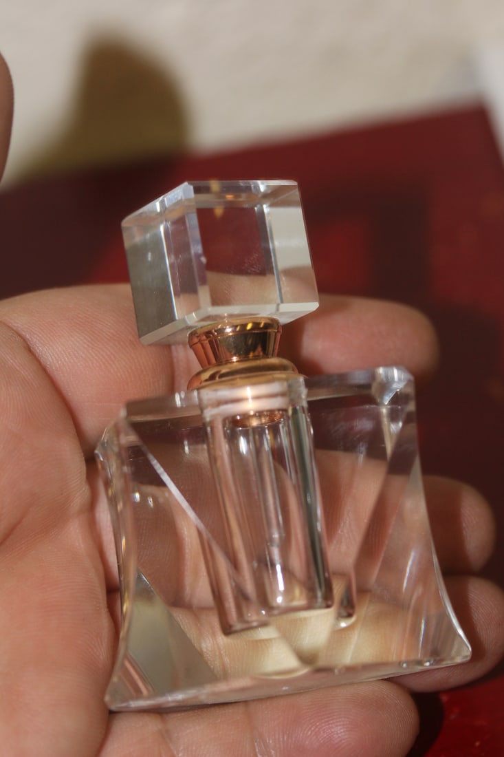Oleg Cassini Crystal Parfume Bottle - 2