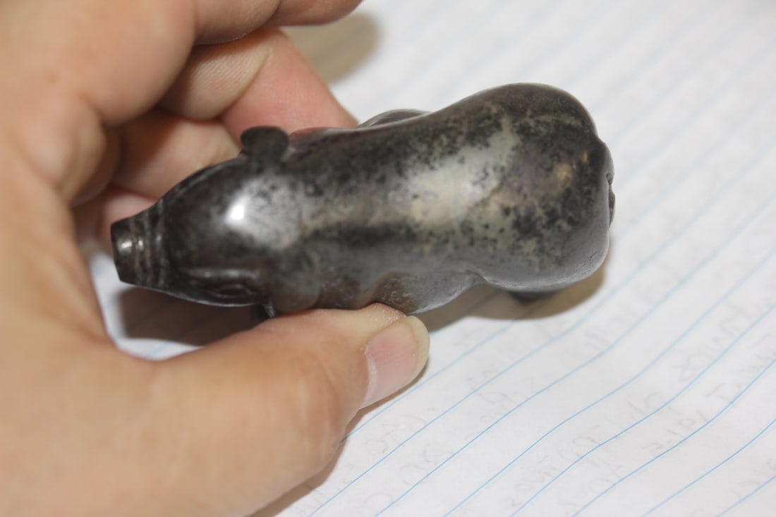 Chinese Jade or Hardstone Pig - 4