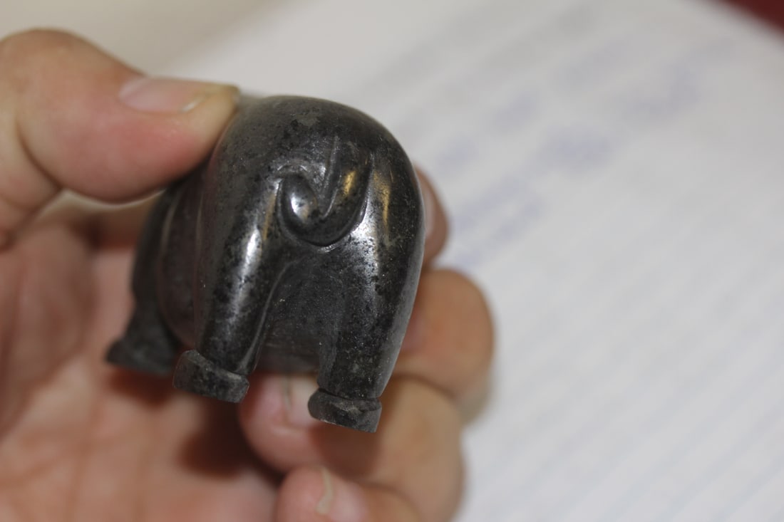 Chinese Jade or Hardstone Pig - 6