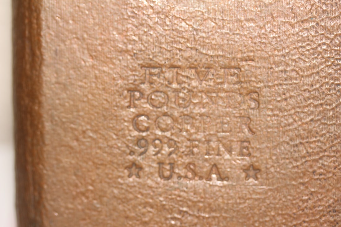 Five Pound Copper Bar - 2