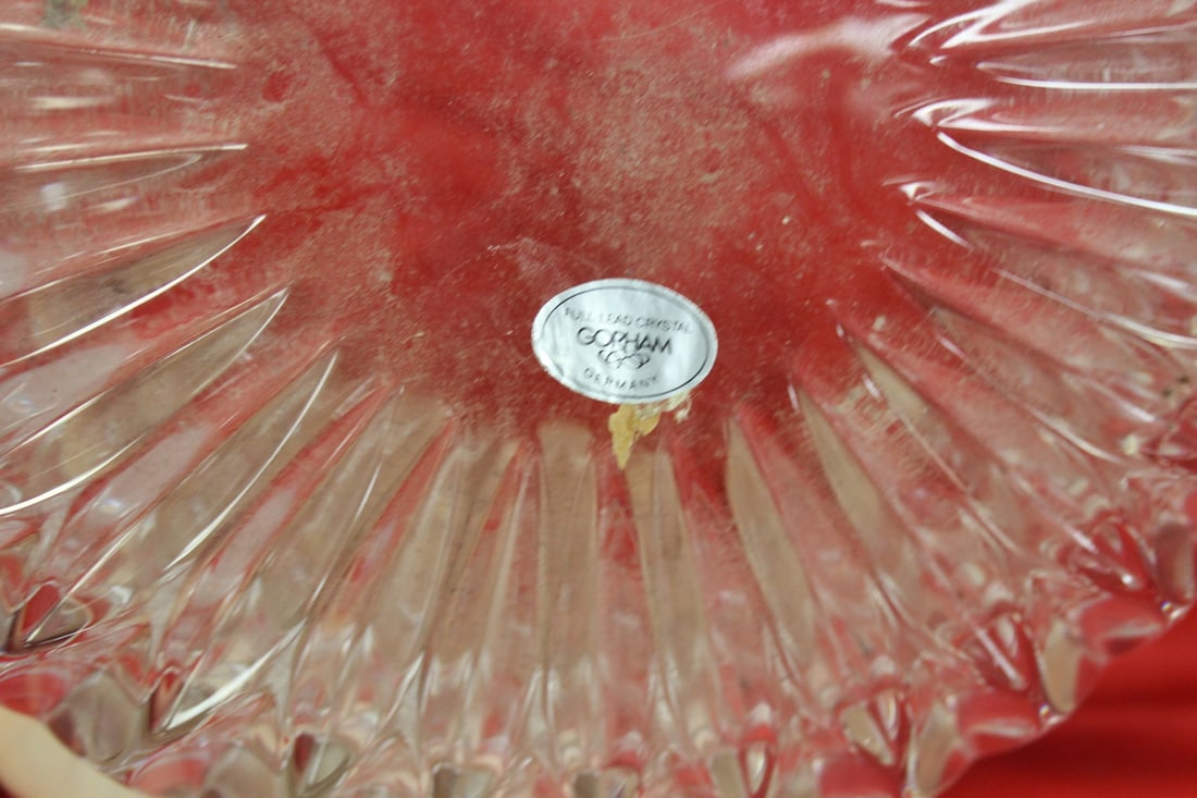 A Gorham Crystal Bowl - 4