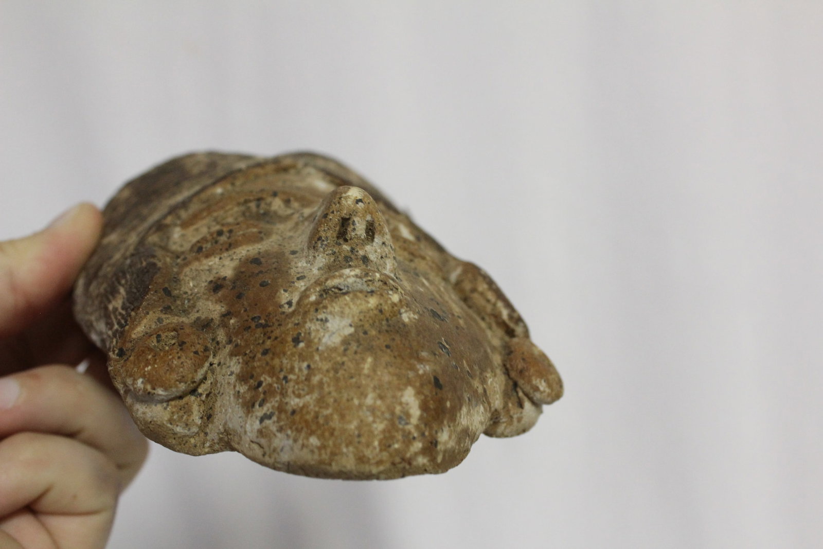 A Vintage Clay/Pottery Wall Hanger Mask - 4