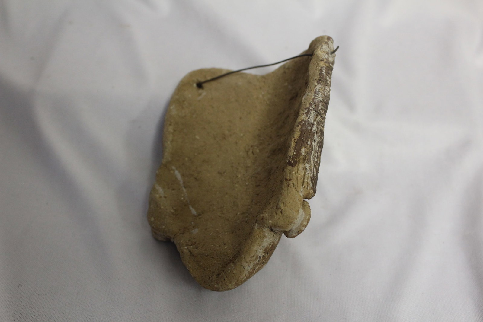 A Vintage Clay/Pottery Wall Hanger Mask - 5