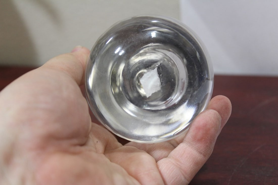 An Etched Glass Sugar Container - 5