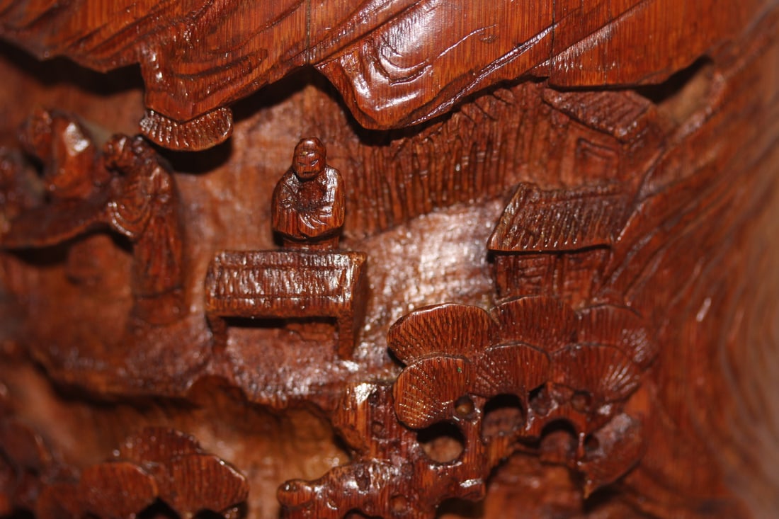 Bamboo Brush Pot - 8