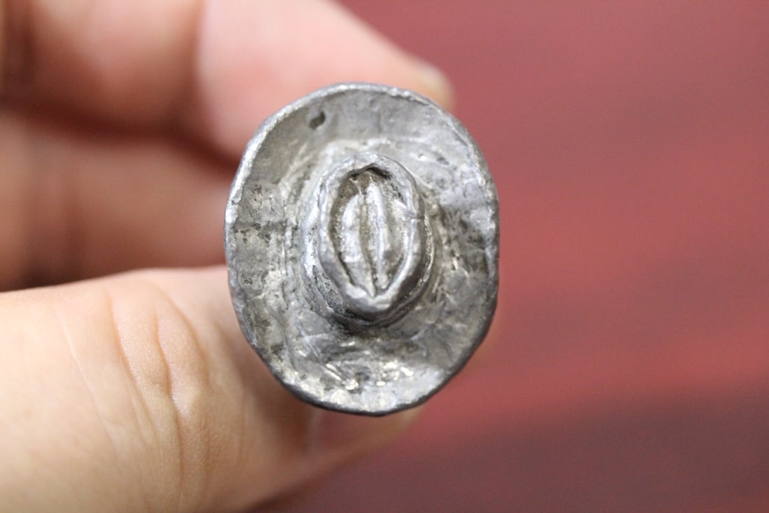 A Small Pewter Cow Girl - 6