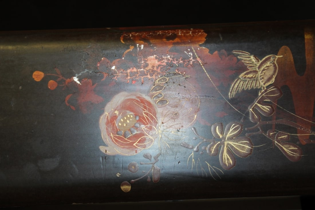 A Vintage Japanese Lacquer Long Box - 4