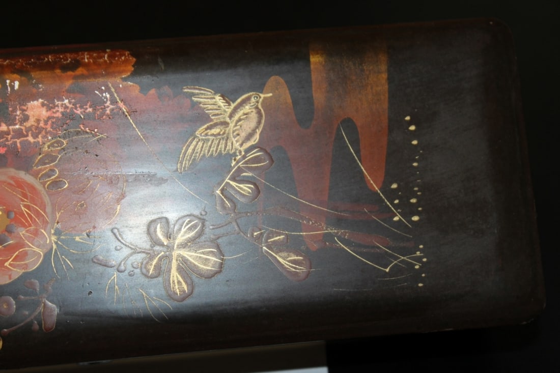 A Vintage Japanese Lacquer Long Box - 6