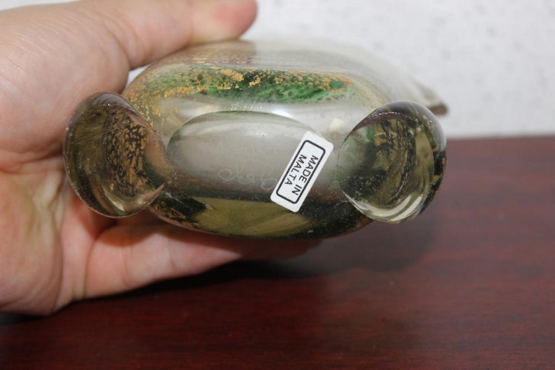A Signed Gozo Art Glass - 5