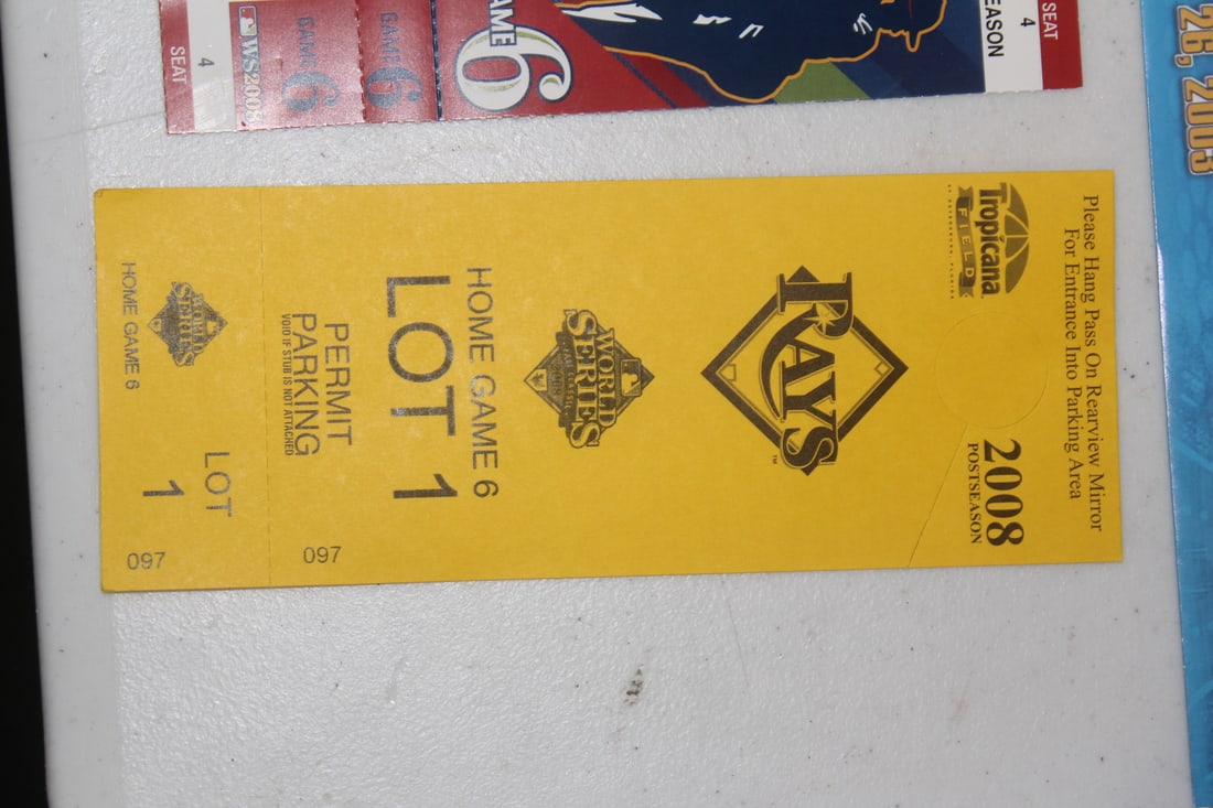 World Series Unused Game 6 Ticket 2008 - 3