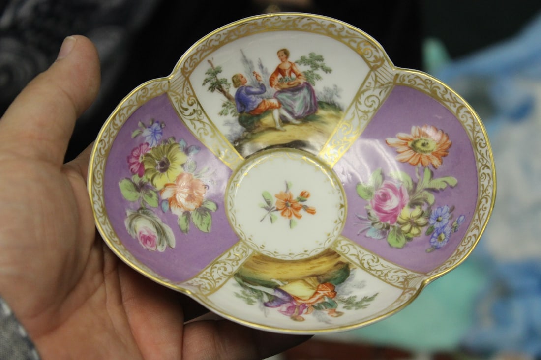 a Meissen? Cup and Saucer - 8