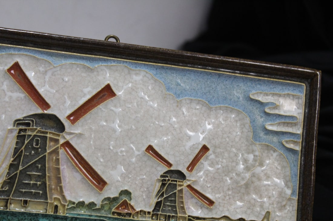 A Vintage Polychrome Delft Tile - 4