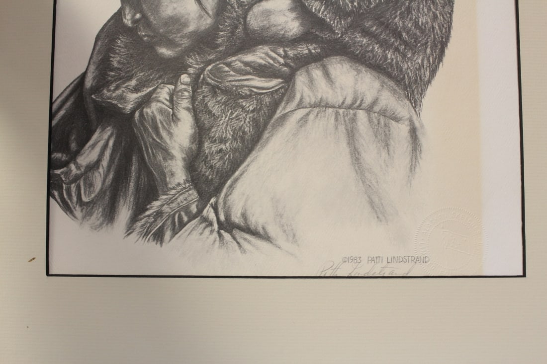 Patti Lindstrand Signed Etching/Print with Dryseal - 4