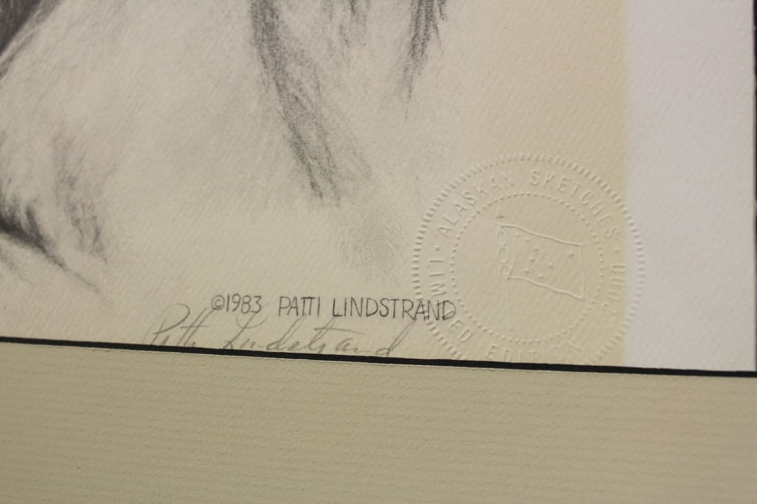 Patti Lindstrand Signed Etching/Print with Dryseal - 5