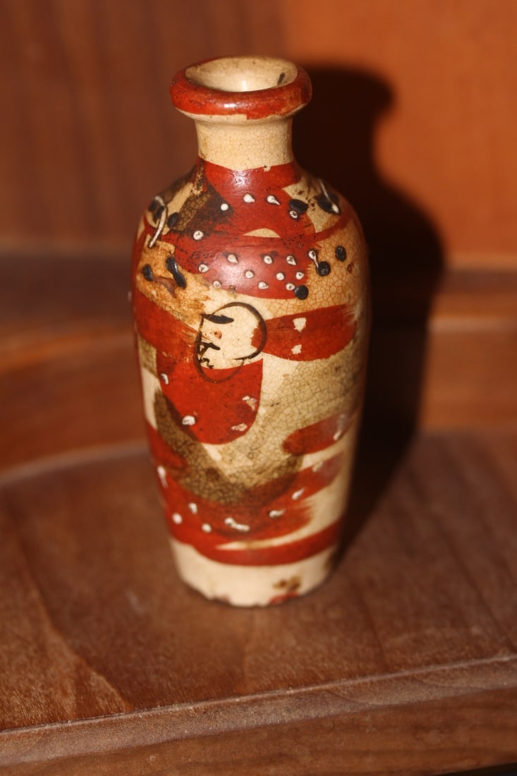 Antique Japanese Small Satsuma Vase - 2