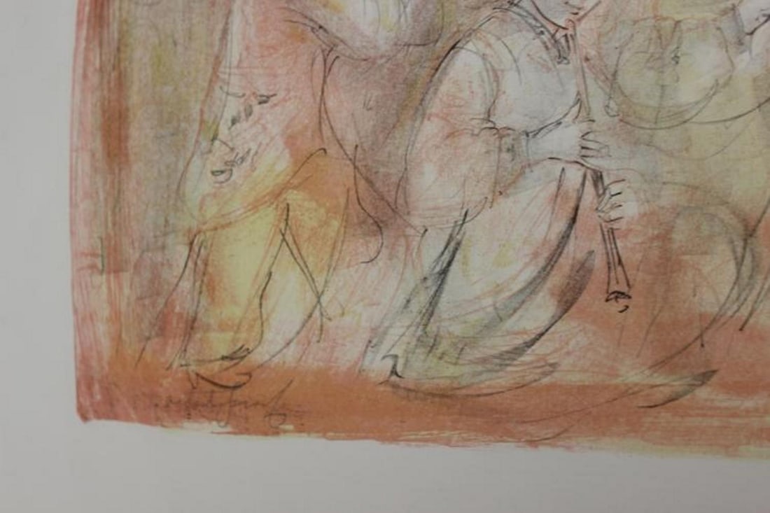 Edna Hibel Pencil Signed Lithograph - 7