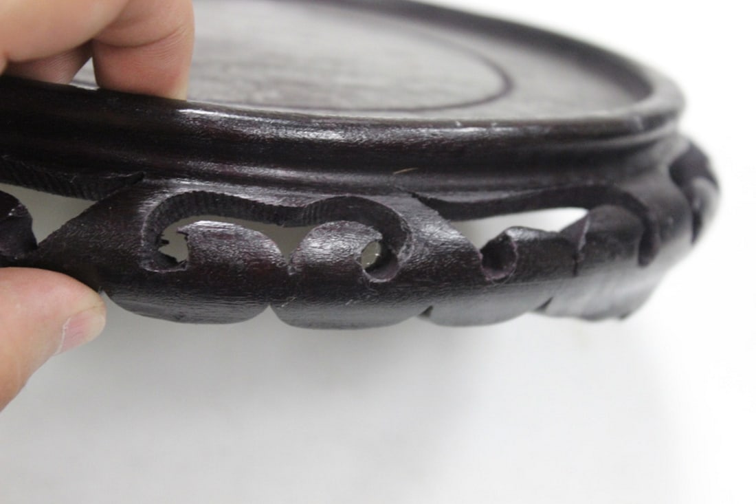 Carved Wood Stand - 2