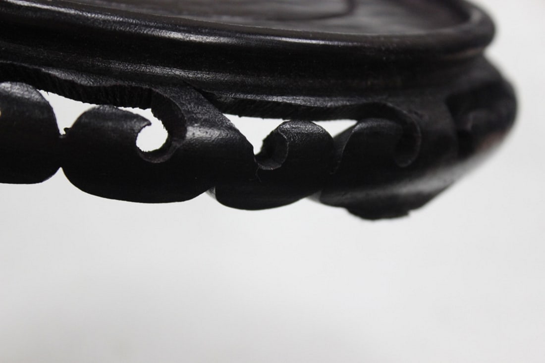 Carved Wood Stand - 5