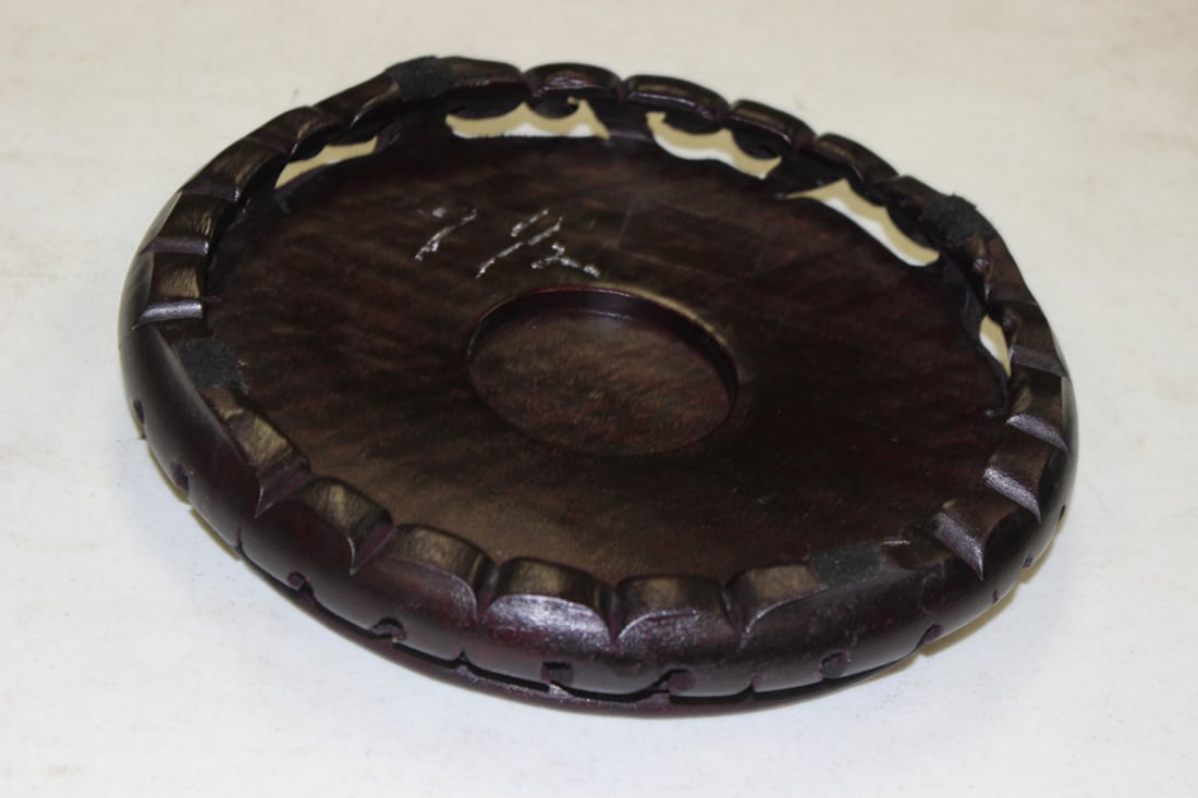 Carved Wood Stand - 6