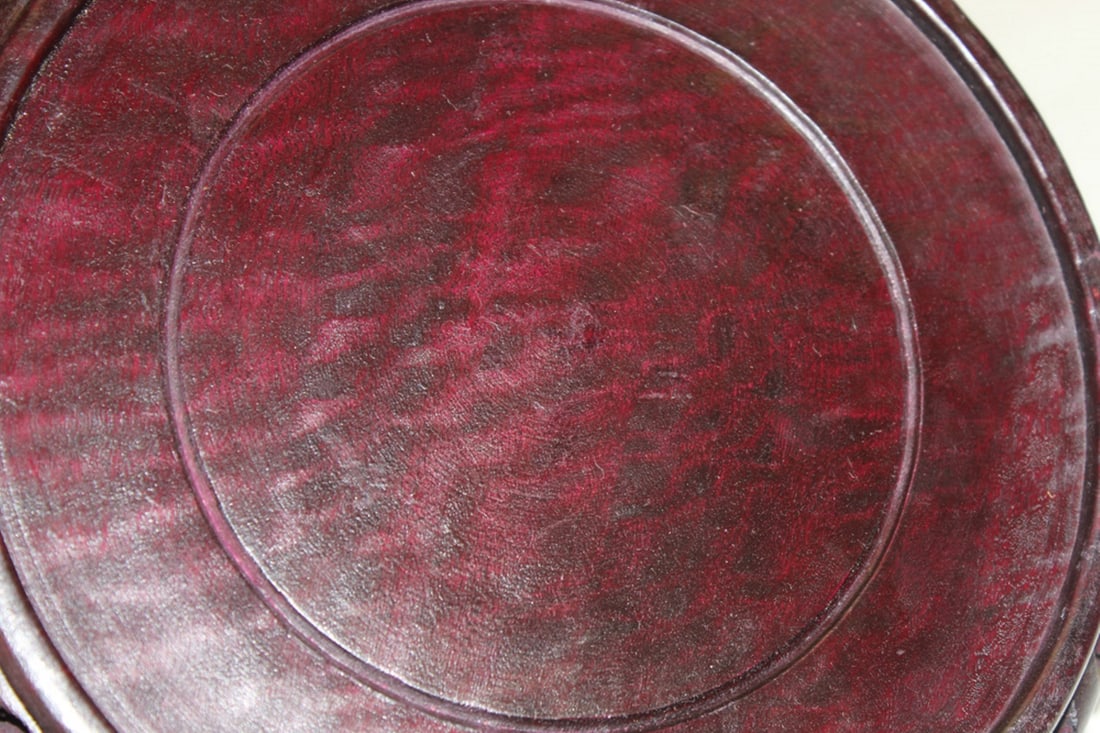 Carved Wood Stand - 7