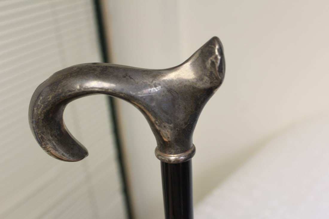 Sterling Handle Cane - 4
