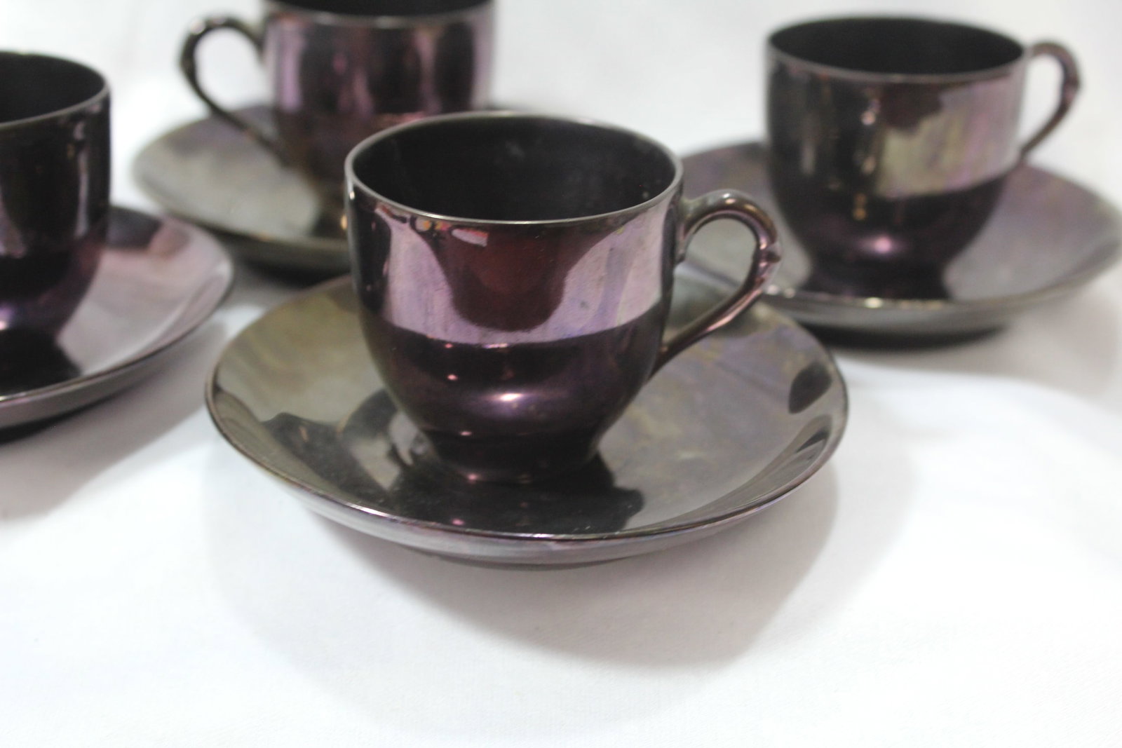 Set of 4 Dematesse Cup and Saucers - 2