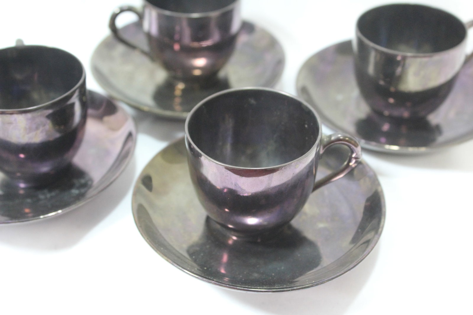 Set of 4 Dematesse Cup and Saucers - 3