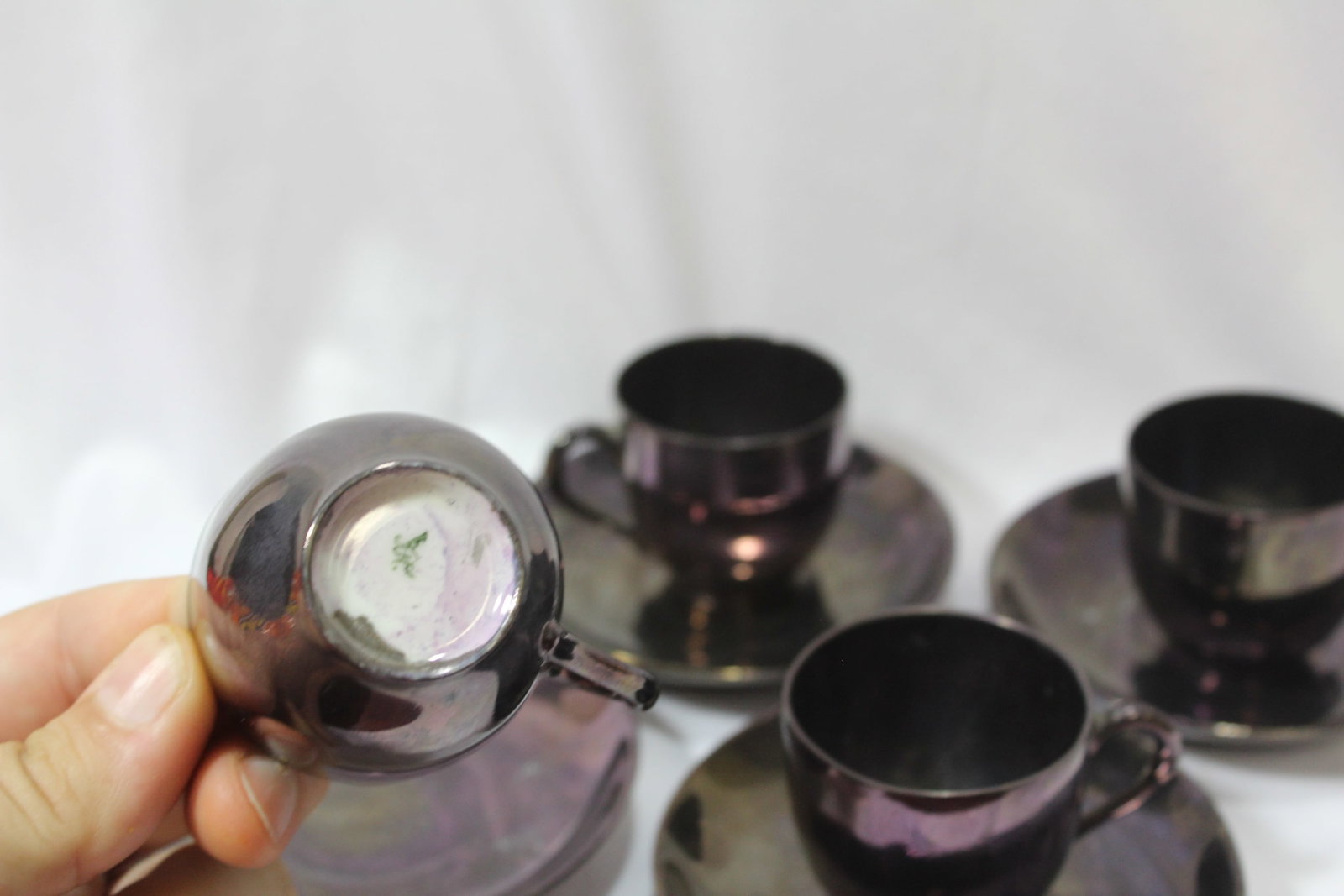 Set of 4 Dematesse Cup and Saucers - 4