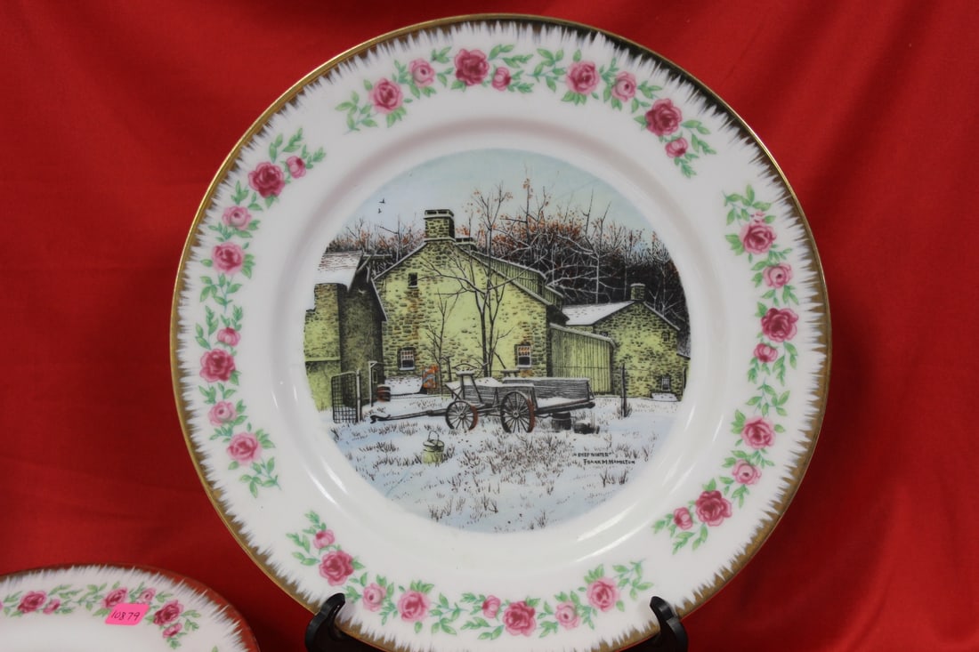 Lot of 4 Vintage Decorative Plates - 5