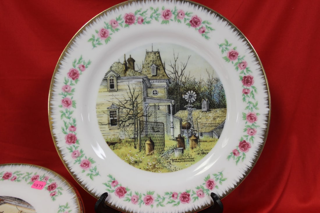 Lot of 4 Vintage Decorative Plates - 7