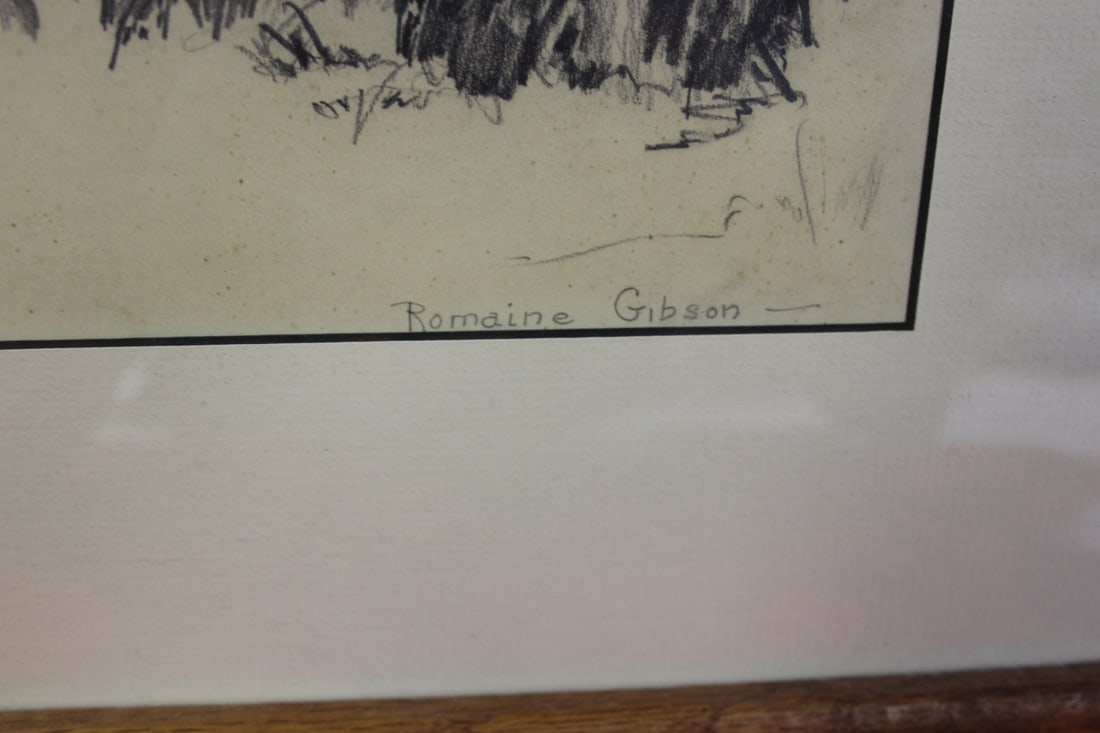 An Original Pencil Drawing by Romaine Gibson - 2