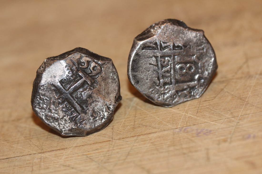 Possible Ship Wreck Coins Cufflink - 2