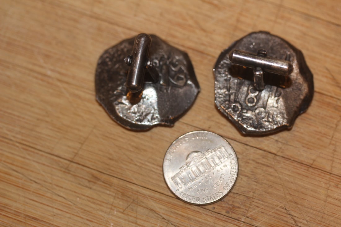 Possible Ship Wreck Coins Cufflink - 7