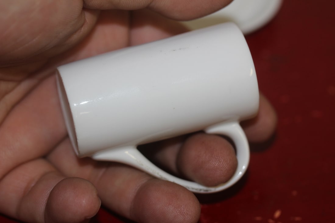 Miniture Capuccino Shot Cup and Saucer - 3