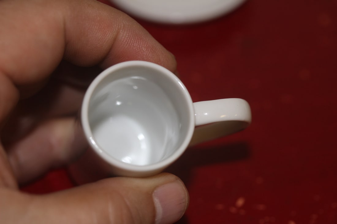 Miniture Capuccino Shot Cup and Saucer - 5