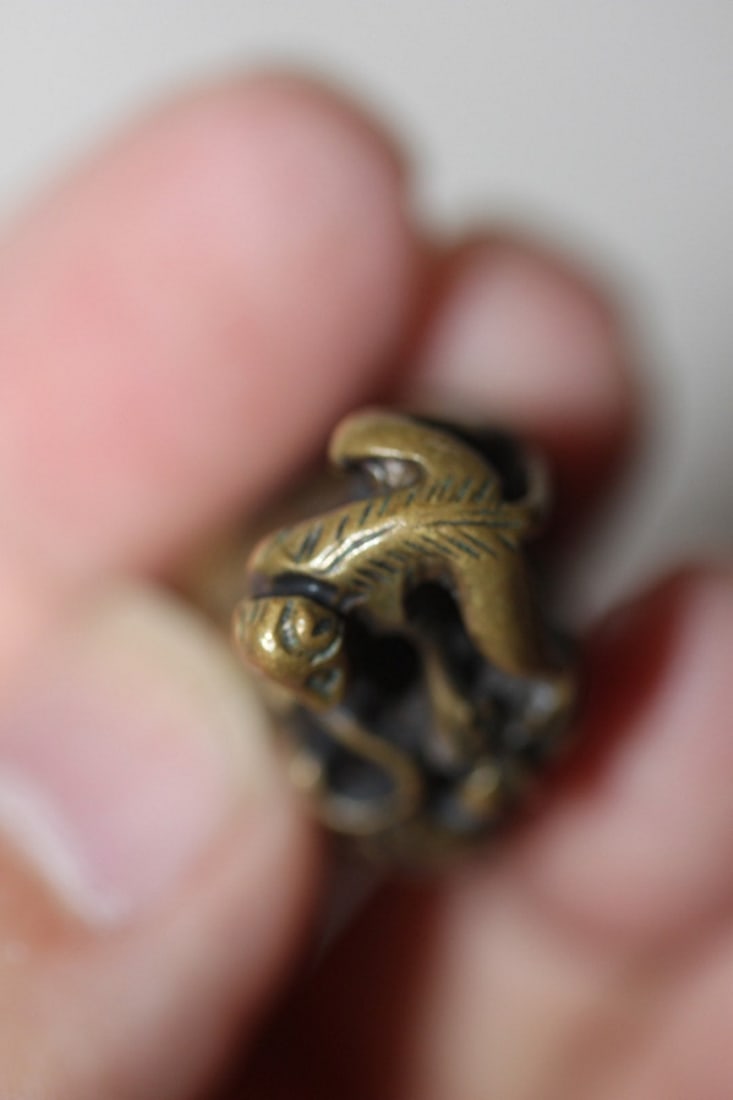 19th Century Japanese Bronze Netsuke - 7