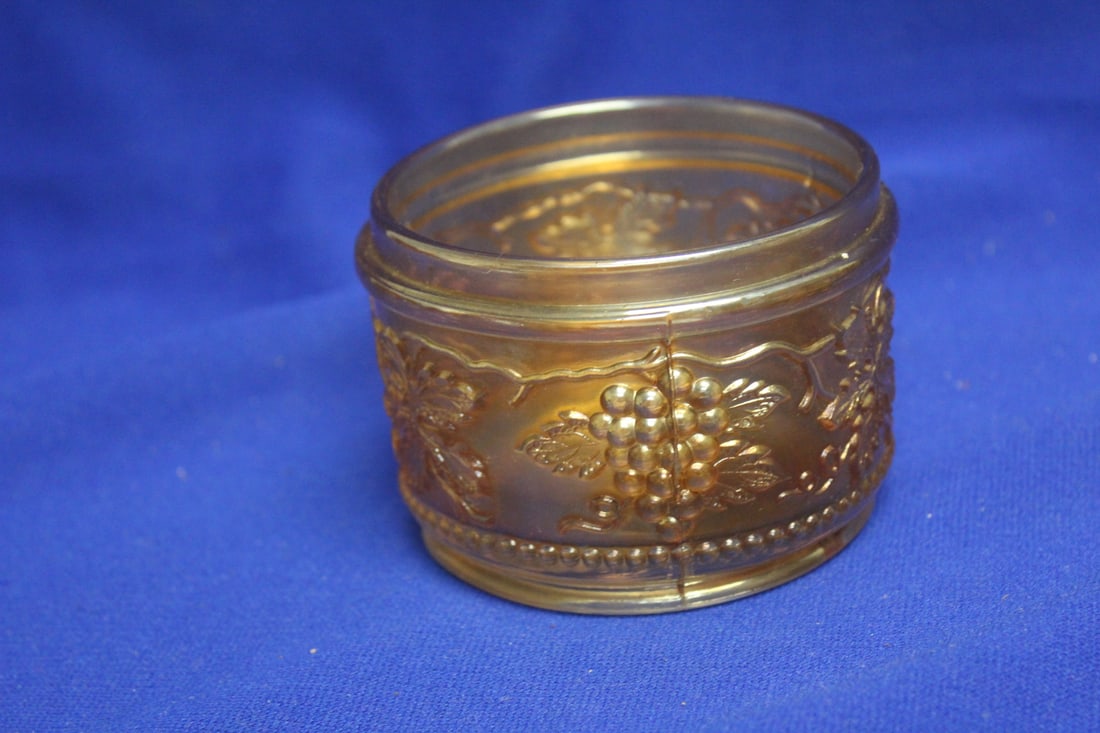 A Carnival Glass Container - 2