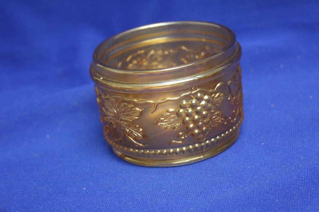 A Carnival Glass Container - 3