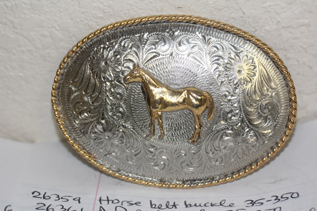 Horse Belt Buckle: as shown
