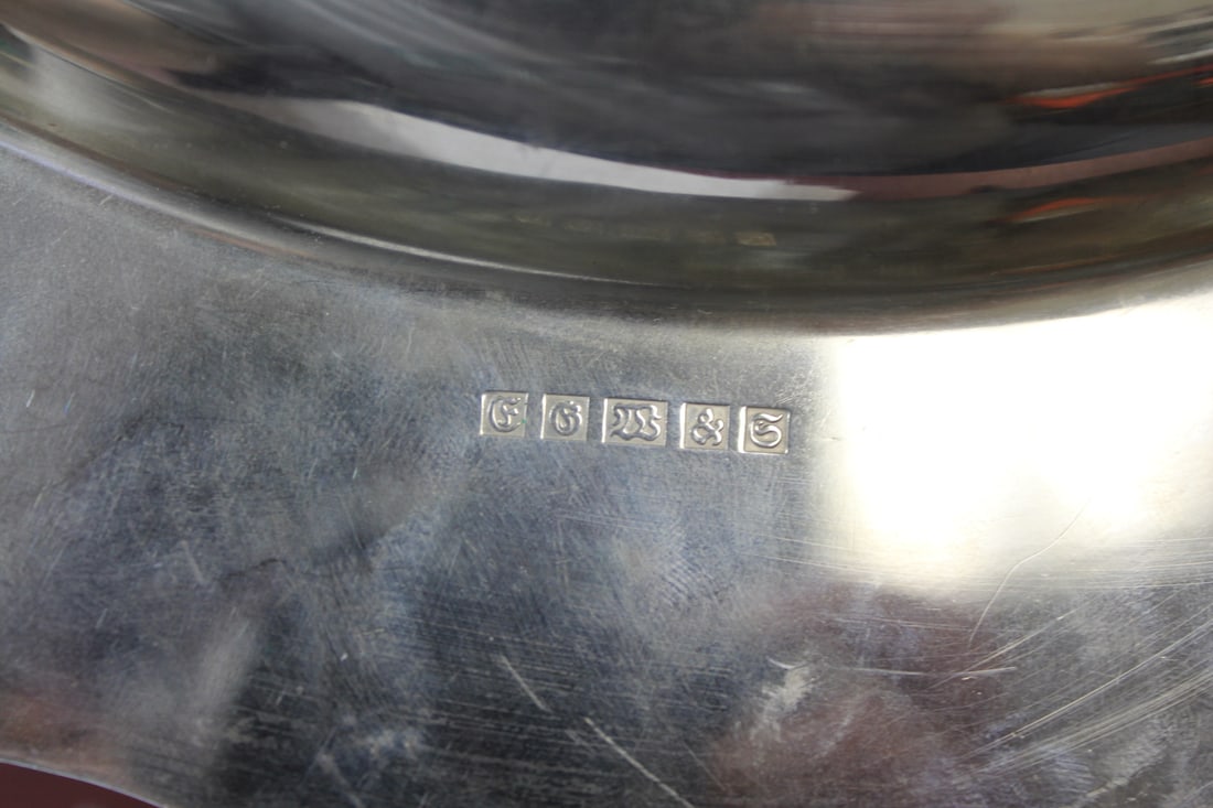 A Carved Silverplated Tray - 10
