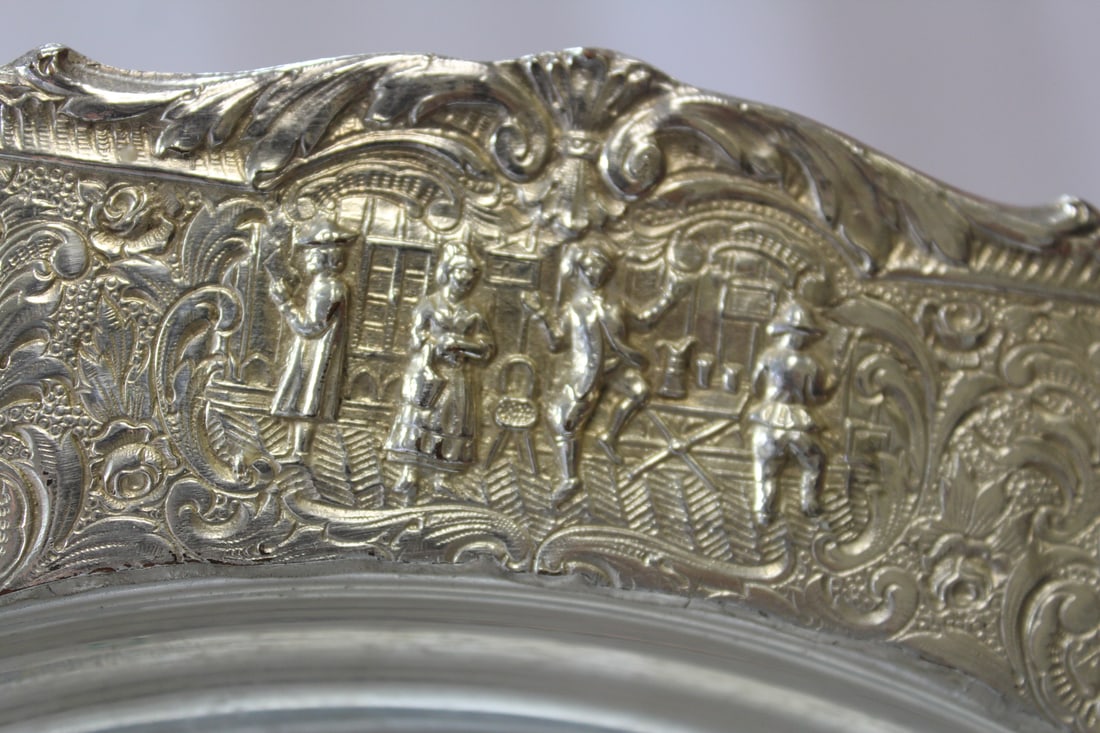 A Carved Silverplated Tray - 7