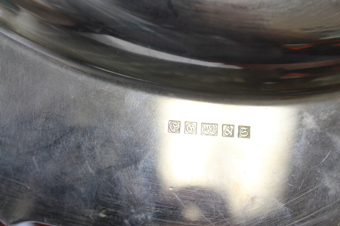 A Carved Silverplated Tray - 9
