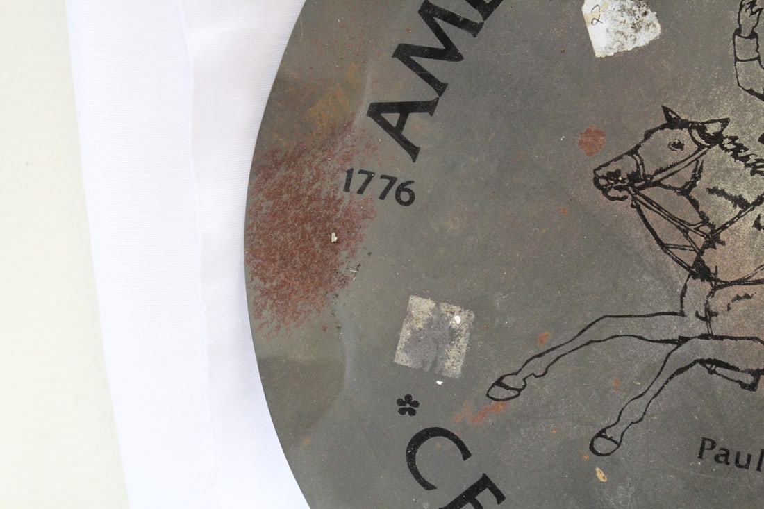 A Paul Revere Tin Tray - 2