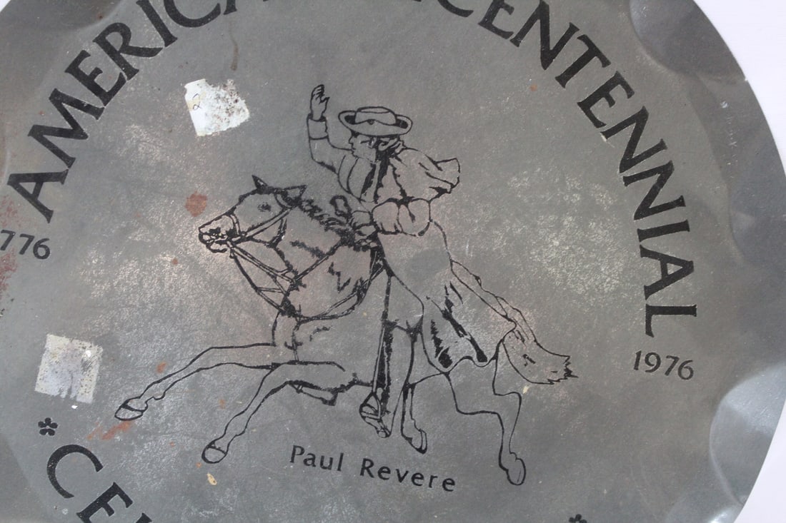 A Paul Revere Tin Tray - 3