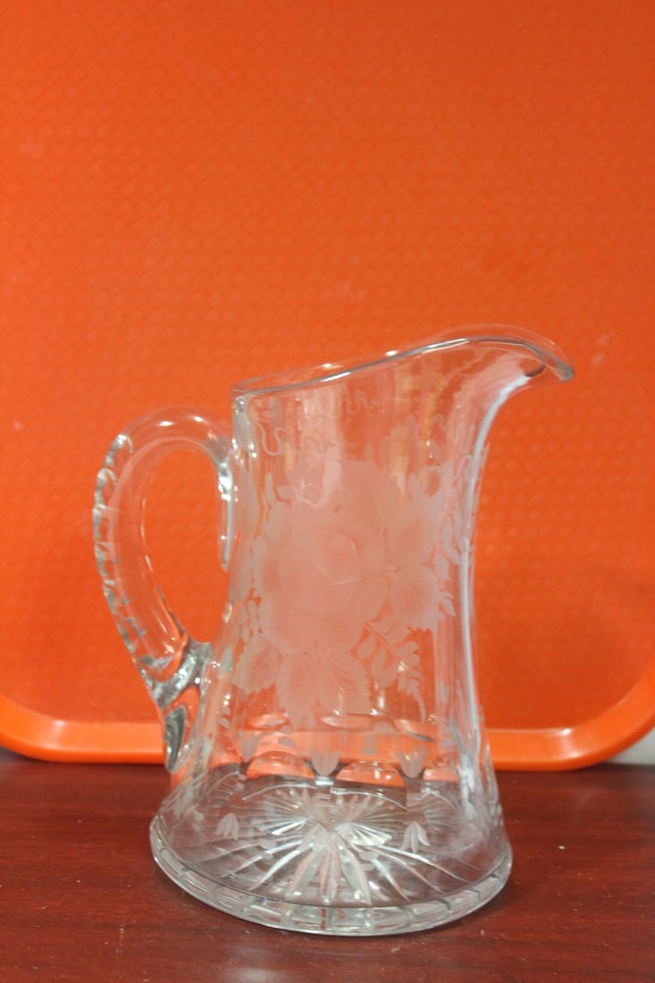 A Brilliant Cut Glass Pitcher - 3