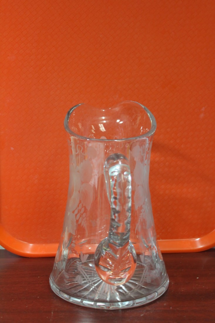 A Brilliant Cut Glass Pitcher - 4