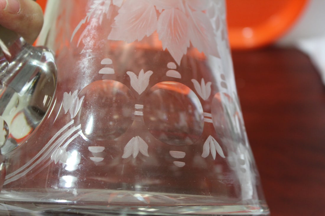 A Brilliant Cut Glass Pitcher - 5